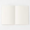 Muji NAA35A8S Premium Paper Flat Notebook Black A6 Horizontal Ruled