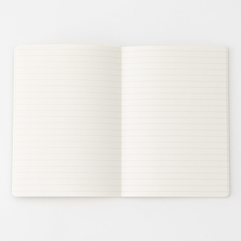 Muji NAA35A8S Premium Paper Flat Notebook Black A6 Horizontal Ruled