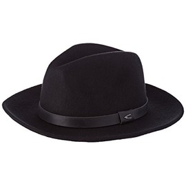 camel active Men's 401110/6H11 Porkpie Hat, (Black 9), L