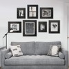Eosglac 5x7 Collage Picture Frame Distressed Black, 2-Opening Timbermount Rustic