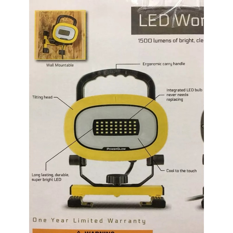 Street Vision 2X PowerGlow Portable 1500 Lumen LED Worklight Model