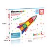 PicassoTiles 30pcs Mini Size Magnetic Tiles Sensory Magnet Toys Diamond
