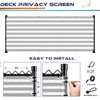 Windscreen4less 3'x29' Deck Balcony Privacy Screen Fence Apartment Balcony Mesh
