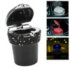 Car Ashtray DiamondStudded Smokeless Container with LED Light Indicator Multifunctional