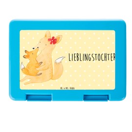 Mr. & Mrs. Panda Fox Mum Lunch Box, Gift, Mum, Bread Box, Best Daughter, Favourite Daughter, Lunch Box, Father's Day, Lunch Box, Dad