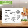 SCRIBBLEDO 2 Pack Small White Board Dry Erase Mini Whiteboard