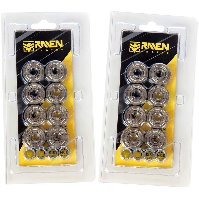 Raven Wheels for Inline Skates with Ball Bearings Abec7/Abec9 (70
