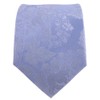 TigerTie Designer Silk Tie Blue Light Blue Patterned - Tie