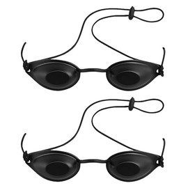 Guyode 2 Stück Solarium Brille Laserschutzbrille, Schutzbrille Rotlichtlampe, Infrarotlampe UV Schutzbrille für Therapie, Augenschutz Solarium für Schönheitsbehandlungen und Bräunungsschutz im Freien