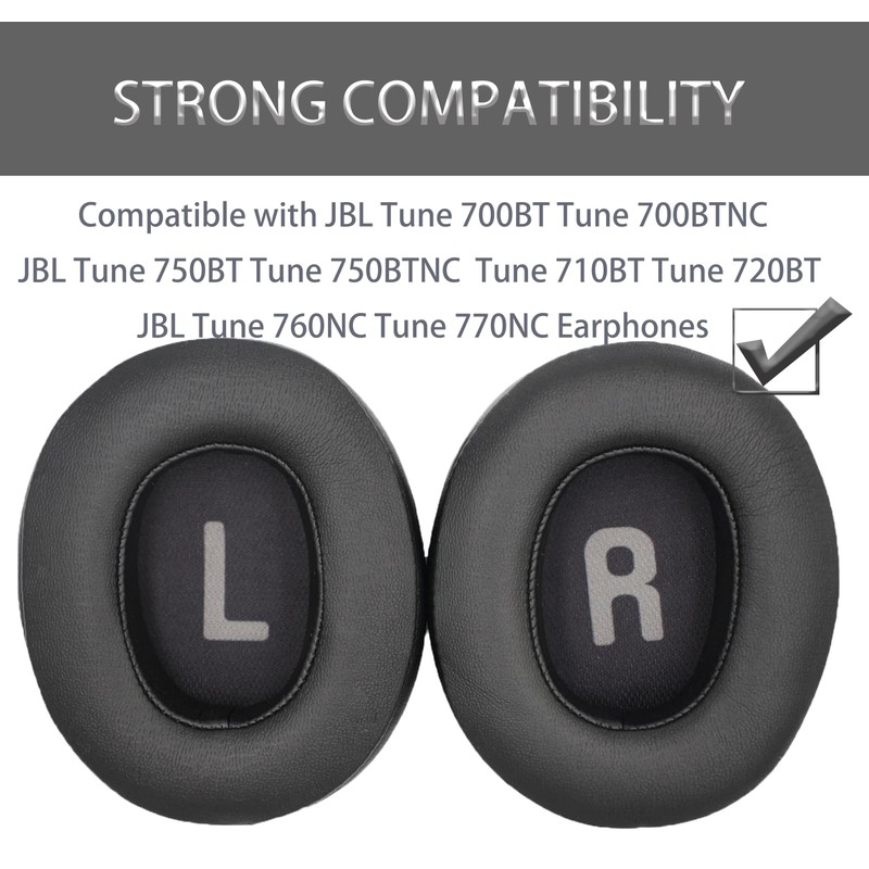 Replacement Ear Pads for JBL Tune 700BT 700BTNC 710BT 750BT