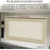Dulepax Dulepax RV Blinds - Pleated Shades, 26" W x