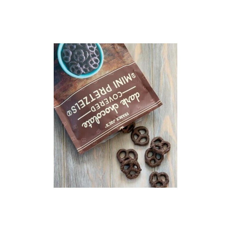 Trader Joe's Dark Chocolate Covered Mini Pretzels 12 oz