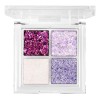 Paleta De Sombras Ruby Kisses Glitter 4 tonos Morados Gem