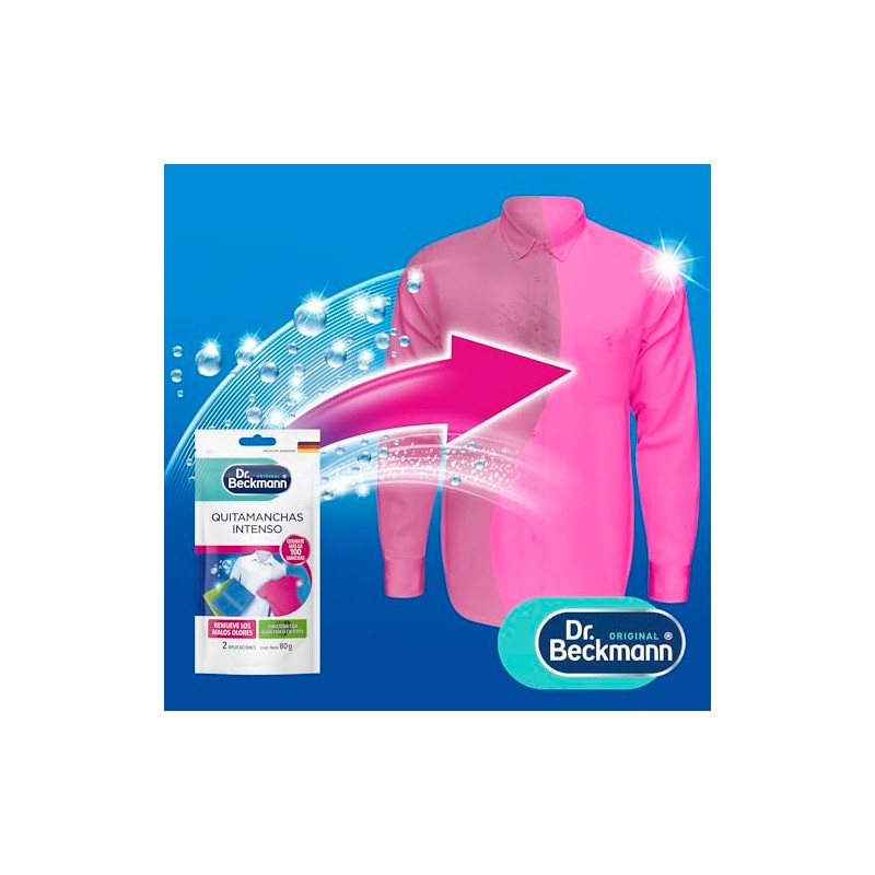 Dr. Beckmann, Doypacks Quitamanchas Intenso 80G 3 Pzas.