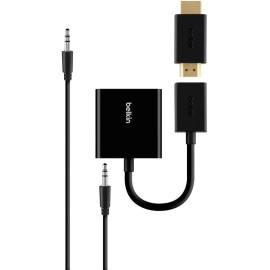 Belkin NEW Belkin B2B137-Blk HDMI to VGA Adapter Kit with 3.5mm Audio
