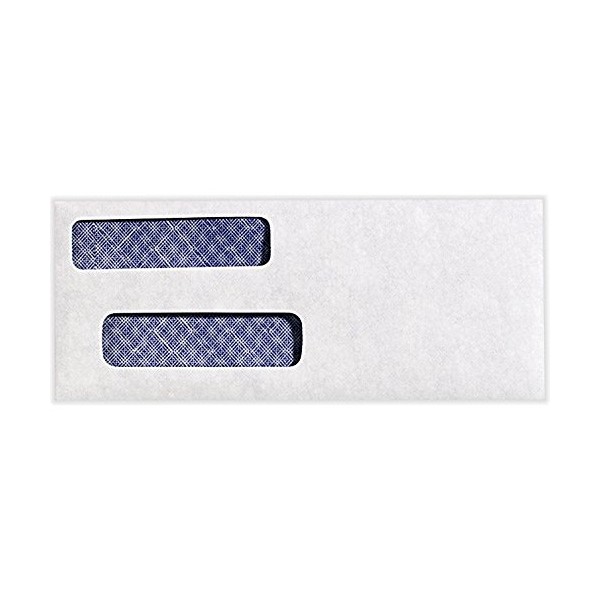 Check Double Window Envelopes (3 5/8" x 8 3/4") -