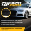 Jecoupoon Pair Fog Light Cover Compatible with S6 A6 Sedan