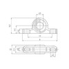 Pillow Block Bearing: Maintenance-free dry running KSTM-05 / diameter d1