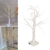 Lighted Birch Tree Adjustable Branches Stable Bottom Birch Tree with