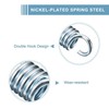TOP-VIGOR 2Pcs Hammock Spring, Galvanized Iron Swing Extension Spring for