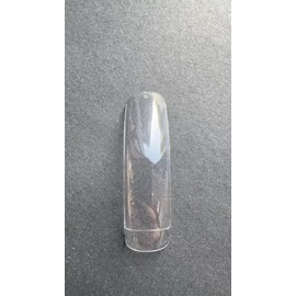 NOVO OVO Halbabdeckung, Gebogene Nagelspitzen, Quadratische Seicht Paste, Weiches Gel x XL XXL Hawk Curve Claw Y2K Künstliche Nägel, Klare Weiche Französische Künstliche Nägel, 12 Größen, 240 Stück