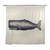 Thomas Paul Moby Shower Curtain, Ink