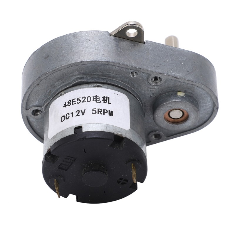 Gear Motor DC 12V 5RPM Speed Reduction Geared Motor Alloy