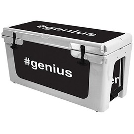 MightySkins (Cooler Not Included) Skin Compatible with RTIC 65 Cooler (2017 Model) - Genius | Protective, Durable, and Unique Vinyl Decal wrap Cover | Easy to Apply | Made in The USA
