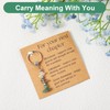 Tyqour Teacher Leaving Graduation Retirement gift Crystal Keyring Farewell Gifts