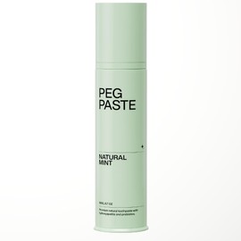 PEG PASTE Natural Toothpaste | Natural Mint N°001 for Women & Men | Fluoride-Free with Hydroxyapatite and Prebiotics | Free from Parabens, Sulfates and SLS | Sustainable Packaging | Mess-Free | Made in Australia (190g)