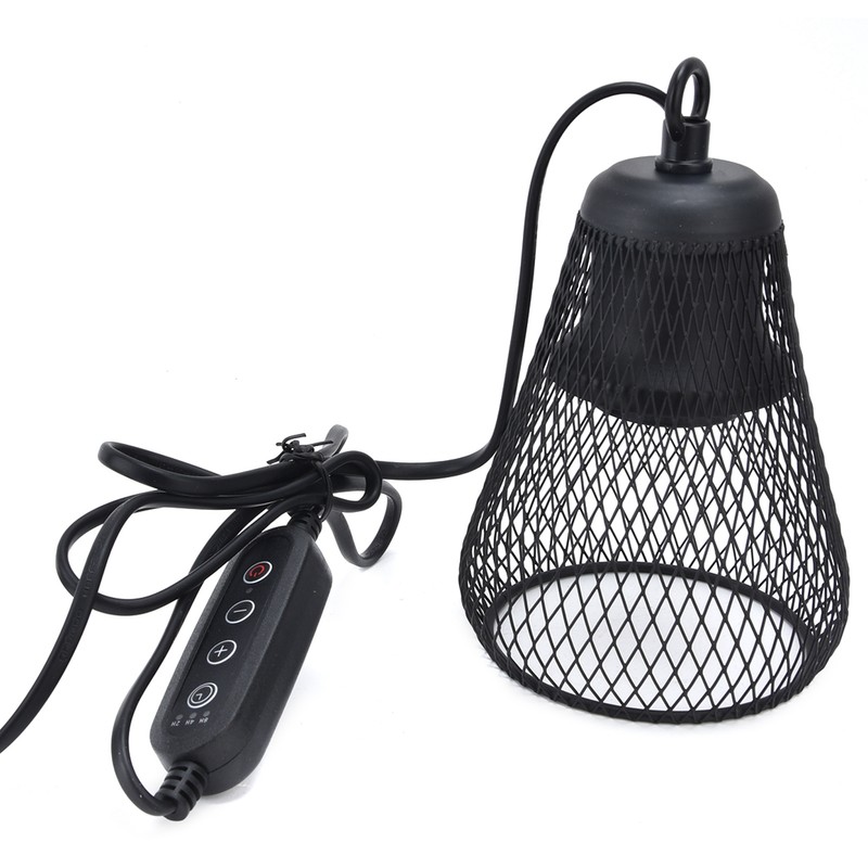 Reptile Lampshade Timed Lightweight Hangable Multifunctional Lightweight Heater Guard