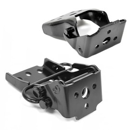 Front Upper and Lower Door Hinge Set Driver or Passenger Side For 1973-1979 Ford F-100 Pickup Truck