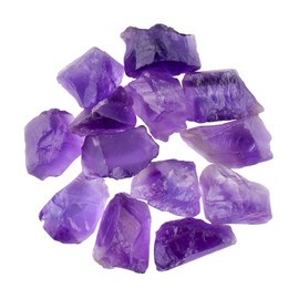 50carats Natural Raw Amethyst Stone, Rough Gemsatones and Crystals, Jewelry Making, Reiki & Wicca, Chakra Healing Crystals, Loose Raw Crystals, Wholesale Bulk Lot, February Birthstone