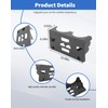 DSWSQ Front Bumper License Plate Frame Bracket Holder Compatible with