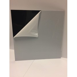 Sibe-R-Plastics Supply 0.177" (3/16") Thick Black Opaque Acrylic Plexiglass Sheet [Pick Your Size] (6" x 24")