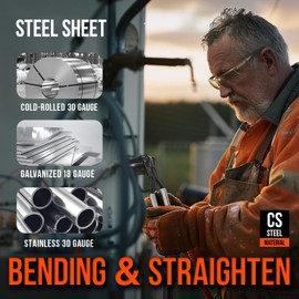 SUZUME 3 Pack Hand Seamers Sheet Metal Tools, Metal Bender Hand Tool, Sheet Metal Bender - 𝗦𝘁𝗿𝗮𝗶𝗴𝗵𝘁, 𝟰𝟱°𝗮𝗻𝗱 𝟵𝟬° with a Tool Box, for Roofing, HVAC, Drawer