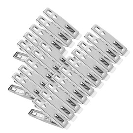 OZSTOCK® Stainless Steel Clothes Pegs Hanging Pins Clips Laundry Metal Clamps (60pcs)