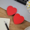 Evergreen Goods 12 Pads Red Heart Shaped Sticky Post Notes