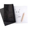 KUUQA 120 Sheets Carbon Copy Paper with 5 PCS Embossing