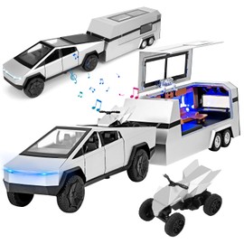 TGEXYI Coche de Juguete Cybertruck con Mando a Distancia, Luces y Sonido, Camión de Juguete para Niños, Regalo Perfecto para Cumpleaños Infantiles y el Día del Niño