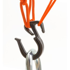 Powertye 15in x 30in Elastic Cargo Net with 10 Adjustable Hooks and Tight 2in x 2in Mesh, Orange