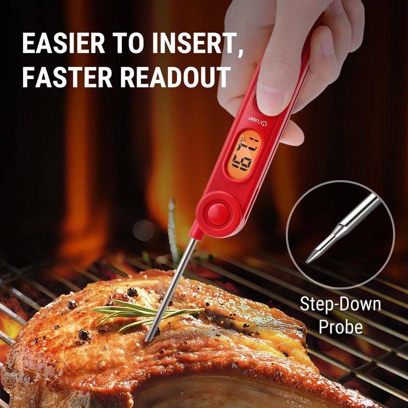 ThermoPro TP03B Digital Meat Thermometer for Cooking, Instant Read Thermometer