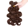 MAMART Brown Body Wave Bundles Human Hair Color 4 Dark