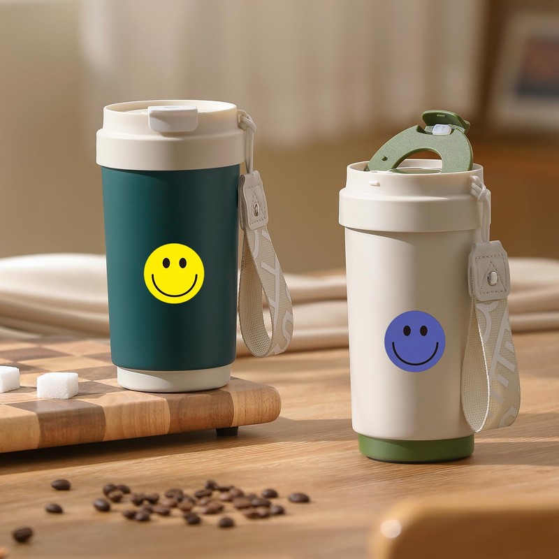 1500Pcs Happy Face Stickers for Kids,Teacher Reward Stickers,Smile Labels