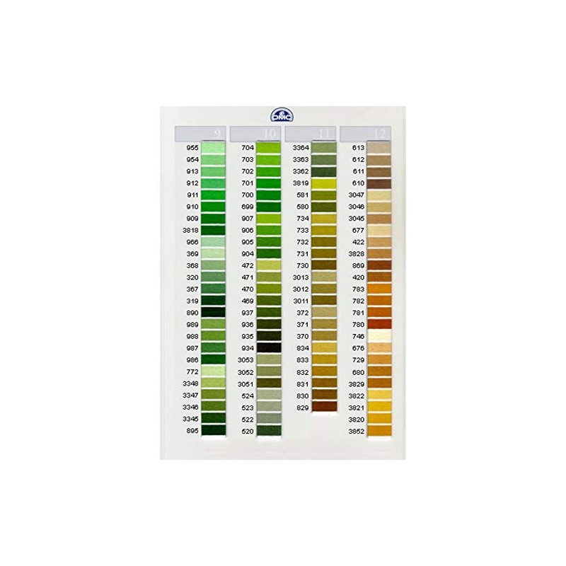 DMG Plaid Cotton Thread, Variegated for Stitching, 8 Metres Coloris