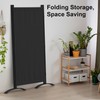 Kecreque Portable Room Divider 4 Panel Partition Room Dividers and