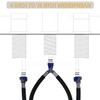 Quick Connect Faucet Water Supply Lines, 20 Inch, Widespread Bathroom