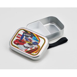 Skater ALB5NV-A Lunch Box, 12.5 fl oz (370 ml), Tomica 23 Aluminum, Compatible with Thermal Storage Box, For Kids, Made in Japan