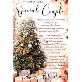 For A Very Special Couple Christmas Cards - Size 6" X 9"