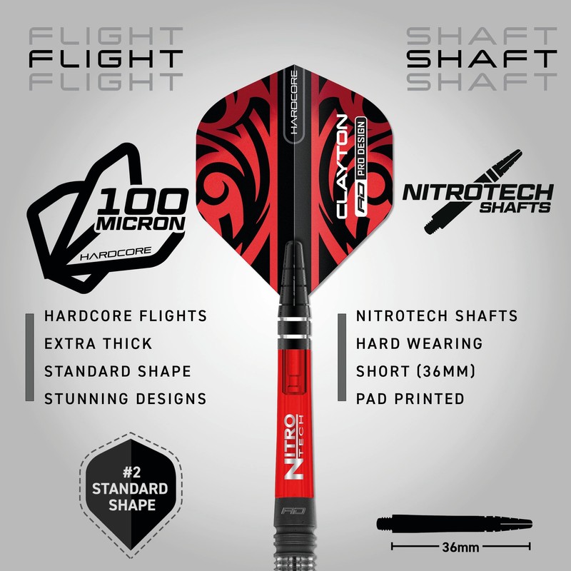 RED DRAGON Darts - Professional Player - Jonny Clayton Hiraeth